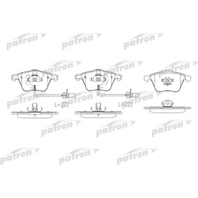 

Колодки тормозные Patron PBP1629