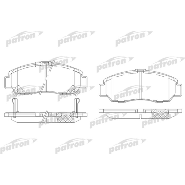 Колодки тормозные Patron PBP1669