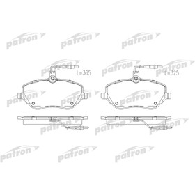 

Колодки тормозные Patron PBP1726
