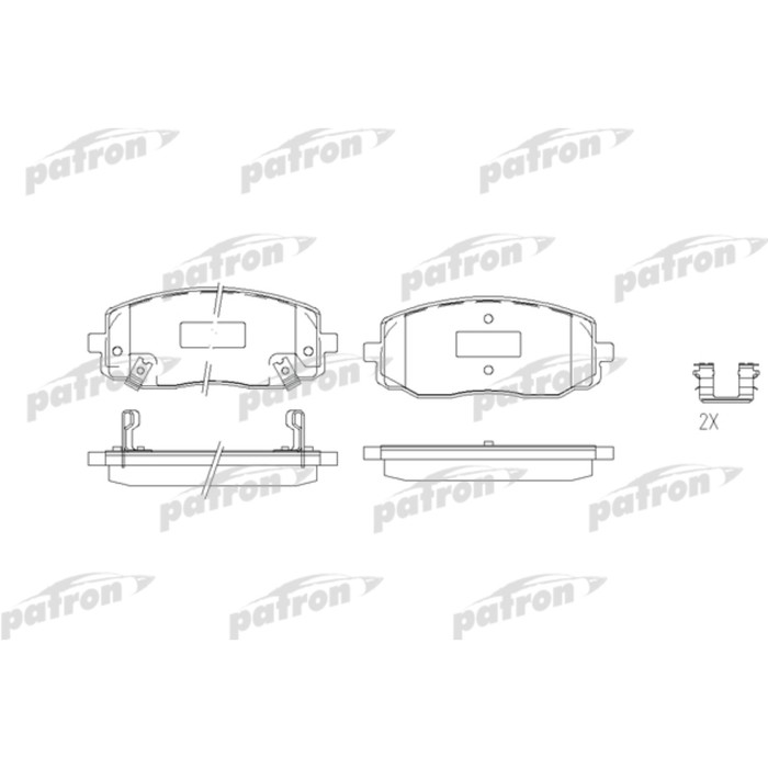Колодки тормозные Patron PBP1783