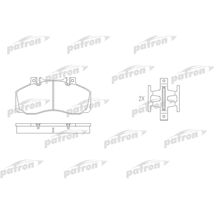 Колодки тормозные Patron PBP501