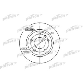 

Диск тормозной Patron PBD2705