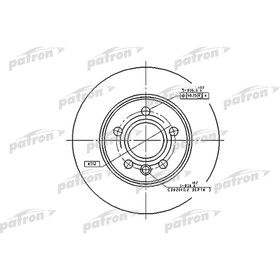 

Диск тормозной Patron PBD4047