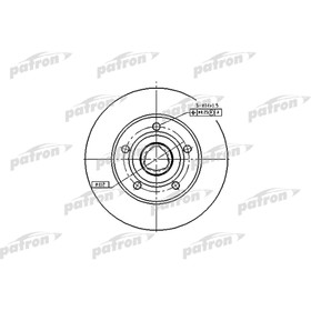 

Диск тормозной Patron PBD2771