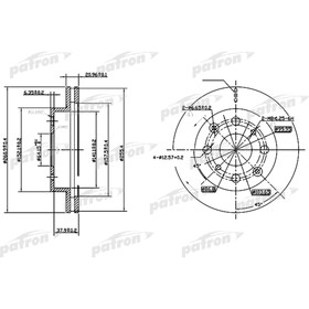 

Диск тормозной Patron PBD3021