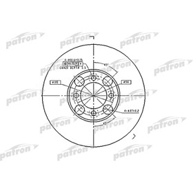 

Диск тормозной Patron PBD1998