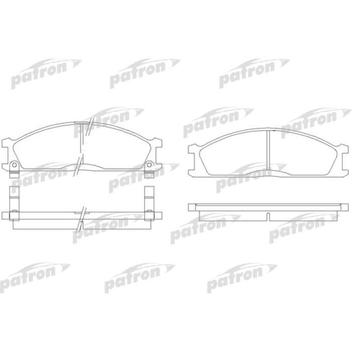 Колодки тормозные Patron PBP641