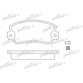 

Колодки тормозные Patron PBP346