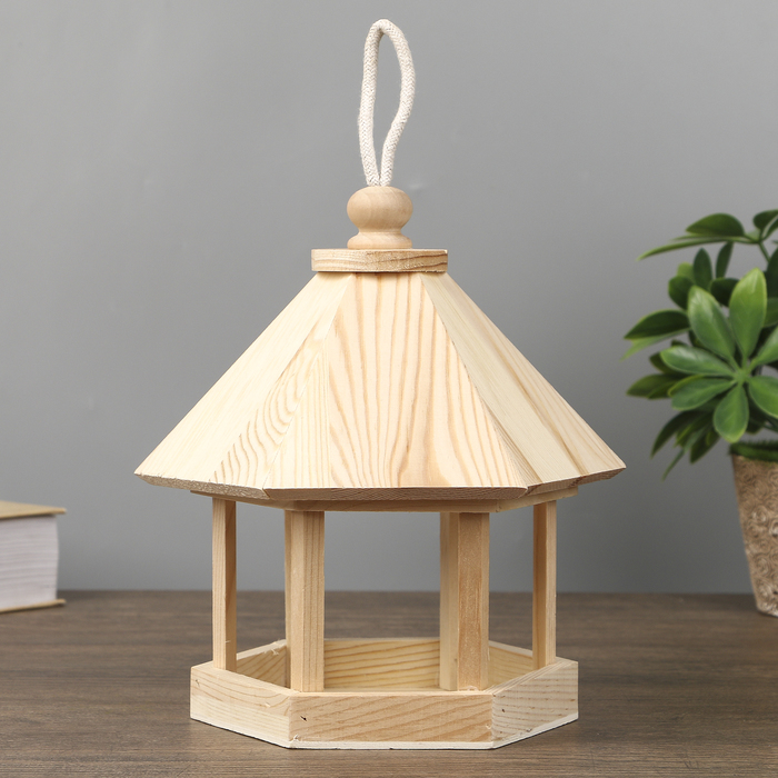 Основа для росписи дерево "Кормушка" 21,5х15х17 см