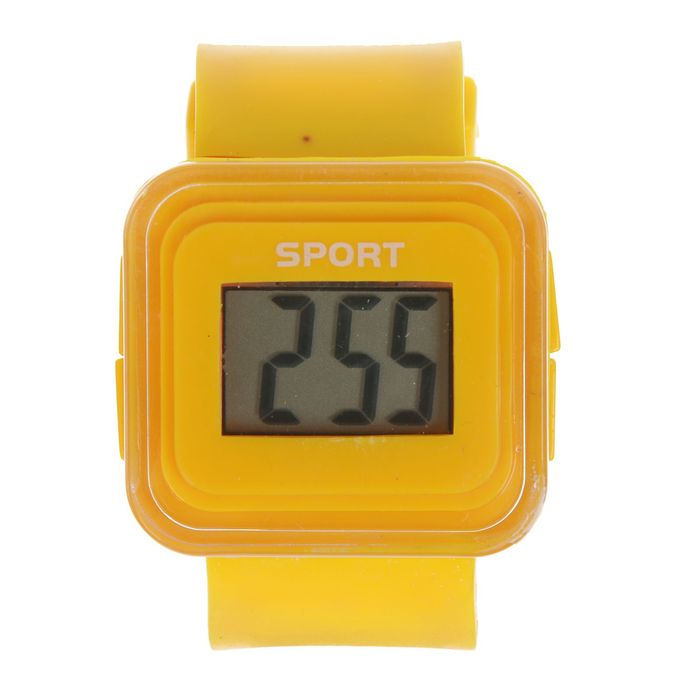 Часы наручные женские, электронные,сил. ремешке, циферблат квадратный 1,5х2,5см микс