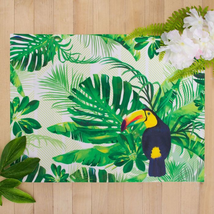 Салфетка на стол "Тропики" 30*40 см, 100% п/э, оксфорд 420 г/м2