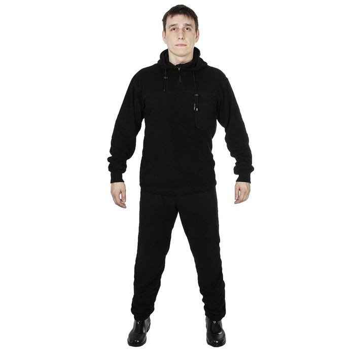 Костюм флисовый ThermoLine, размер 56-58, рост 184, цвет чёрный