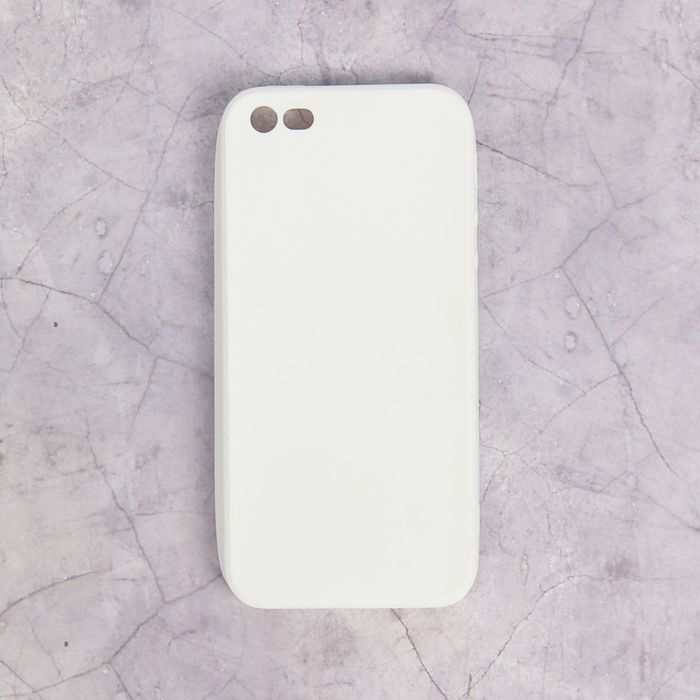 Чехол для iPhone 5/5S/SE, материал TPU, белый