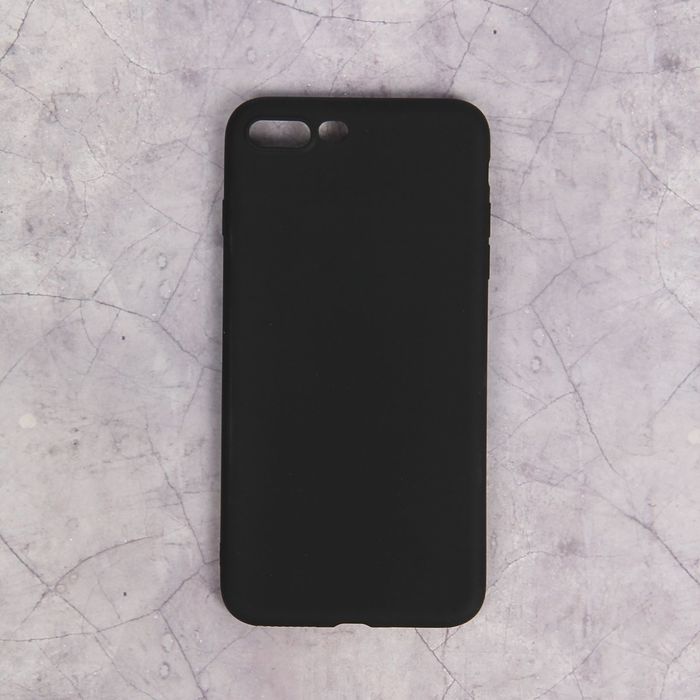 Чехол для iPhone 7 Plus, материал TPU, чёрный