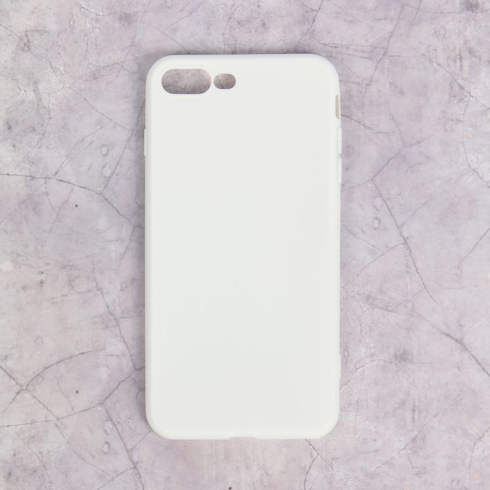Чехол для iPhone 7 Plus, материал TPU, белый