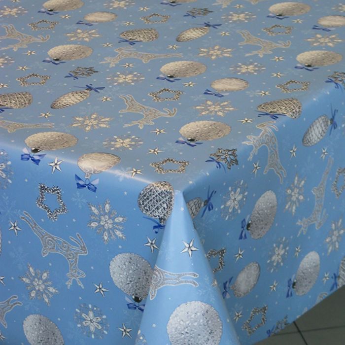 Клеенка столовая Sale & Pepe 140 см, рулон 20 п.м., Снежный
