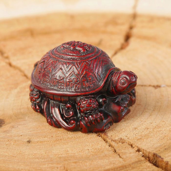 Нэцкэ полистоун "Черепаха" 2,5х5х4 см