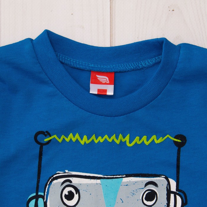 Пижама для мальчика, рост 80 см, цвет синий