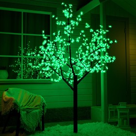 Светодиодное дерево «Баугиния» 2 м, 864 LED, постоянное свечение, 220 В, свечение зелёное