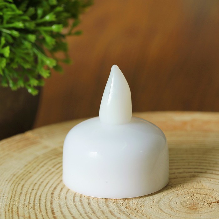 Свеча светодиодная "Огонь" с датчиком прикосновения с водой, горит жёлтым