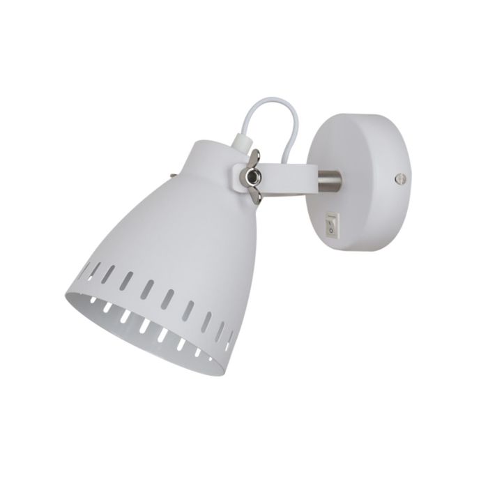 Бра MESTRE 1x60W E27 белый 12x22,5см