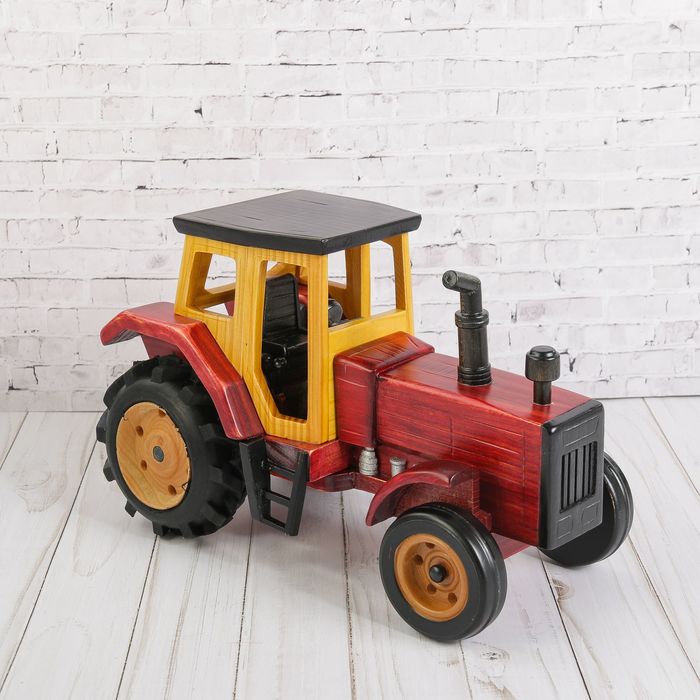 Сувенир дерево "Ретро. Трактор" 19,3х29,5х14 см