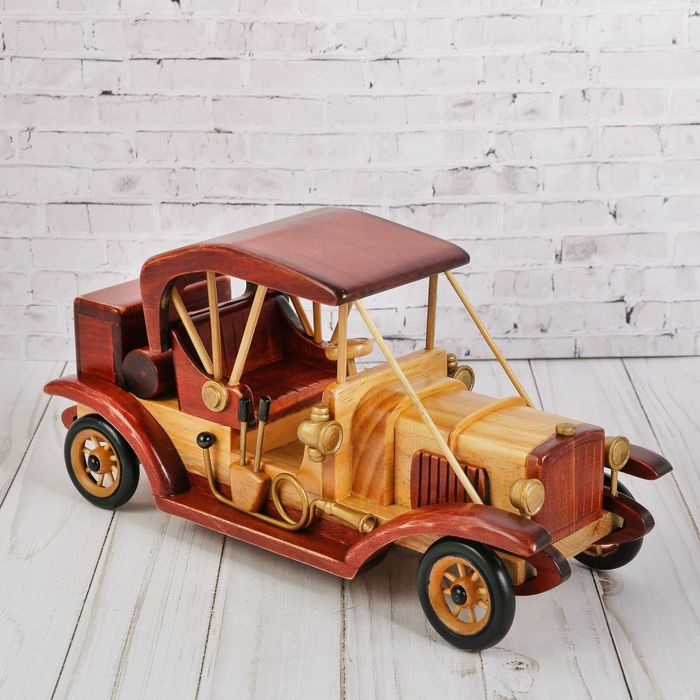 Сувенир дерево "Ретро-автомобиль" 14,5х30х10,5 см