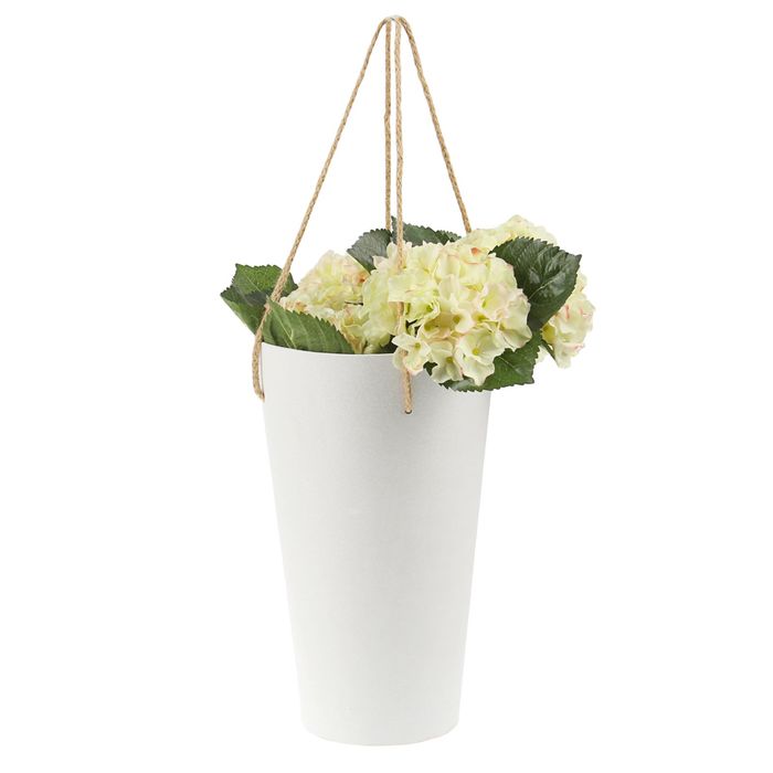 Переноска для цветов, белый, 19 х 19 х 31 см