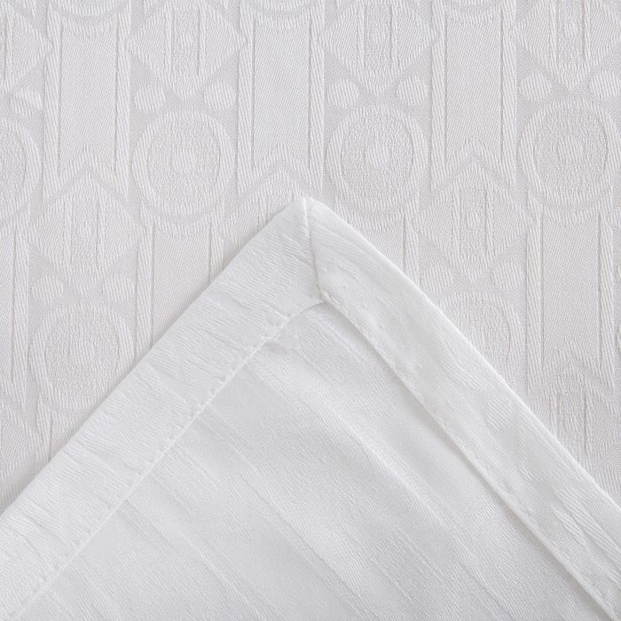 Набор столовый "Этель" Ромбы цв. Белый (скатерть 140*180,салф 40*40-6шт), 100% хл, жаккард