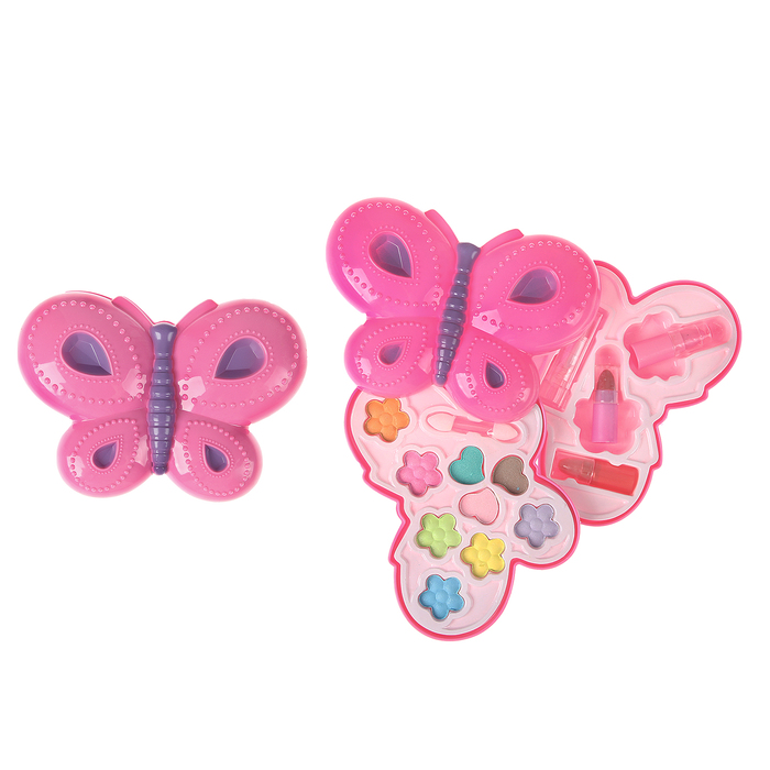 Набор косметики для девочки 3 помады по 0,8 гр, 9 теней по 0,8 гр, аппликатор