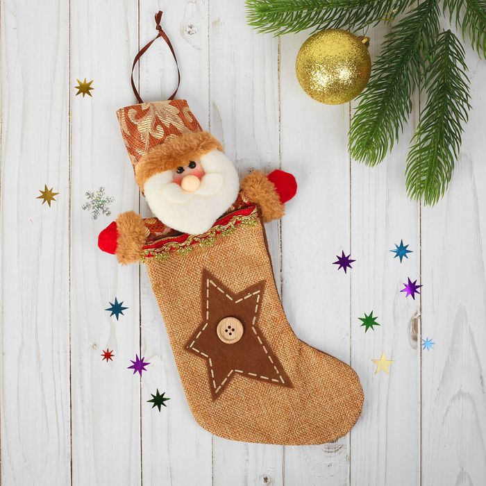 Подарочная упаковка "Дед мороз", вместимость 200 грамм