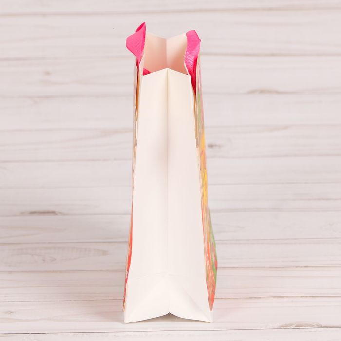 Пакет подарочный «Подарок с теплотой», 13 × 16 × 5,5 см