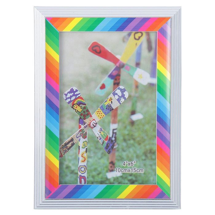 Фоторамка пластик 10х15 см "Радужное настроение"