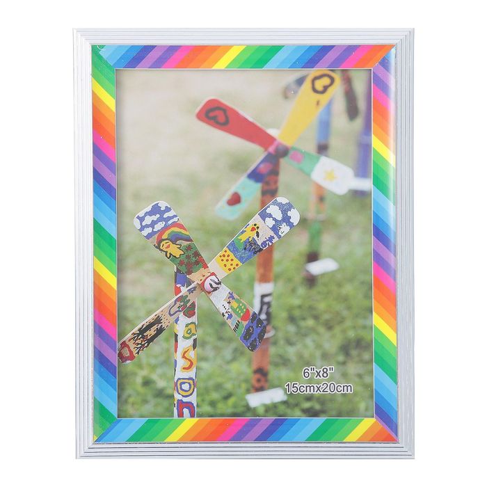 Фоторамка пластик 15х20 см "Радужное настроение"