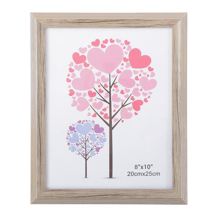 Фоторамка пластик 20х25 см "Лестница" под дерево