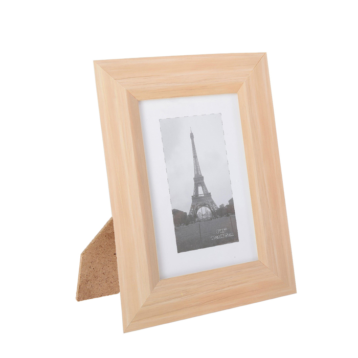 Фоторамка пластик 10х15 см "Выбеленный бук"