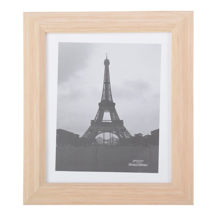 Фоторамка пластик 20х25 см "Выбеленный бук"