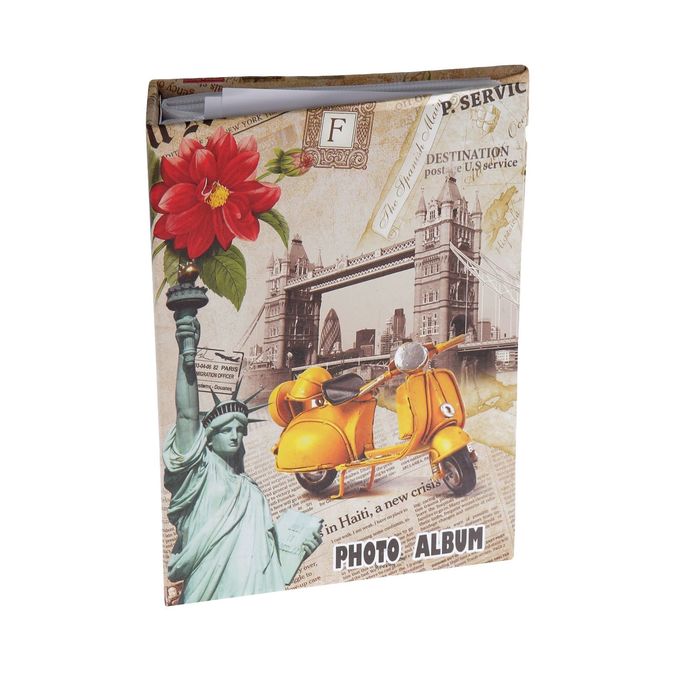 Фотоальбом на 96 фото 10х15 см "Мопед" 17х12,7х5,5 см