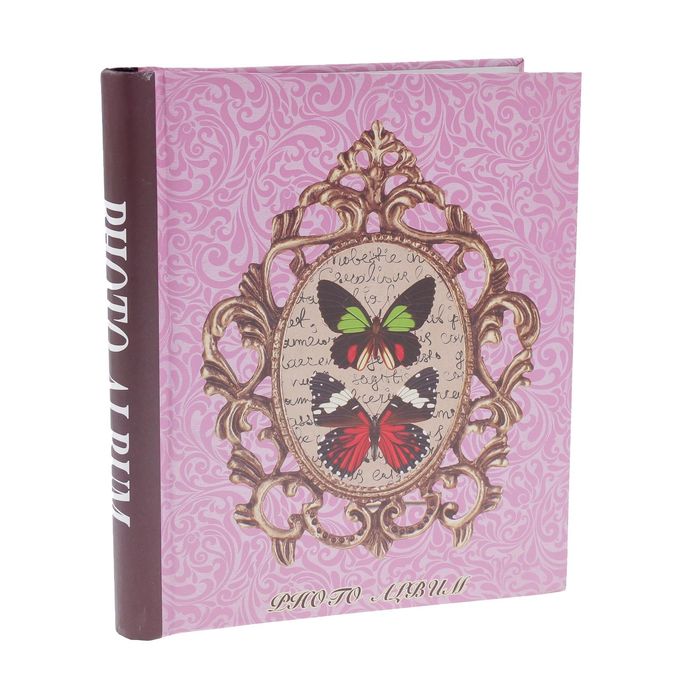 Фотоальбом магнитный на 20 листов "Бабочки в раме" 29х24,5х2,5 см