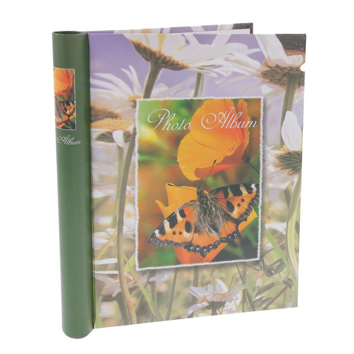 Фотоальбом магнитный 15 листов "Бабочка на цветке" 29х27х2,5 см