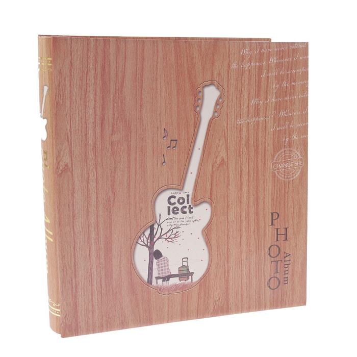 Фотоальбом магнитный 20 листов "Гитара" в коробке МИКС 34,5х33х5,5 см
