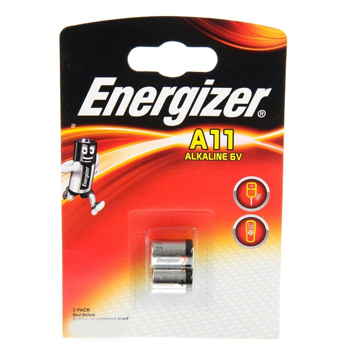 Батарейка алкалиновая ENERGIZER A11/E11A, блистер, 2шт.
