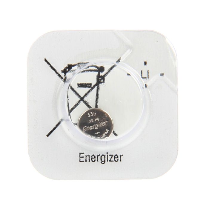 Батарейка цинковая Energizer Silver Oxide, 335 (SR512SW)-1BL, для часов, блистер, 1 шт.