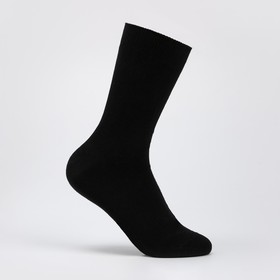 Носки мужские, цвет чёрный, размер 25 Ош