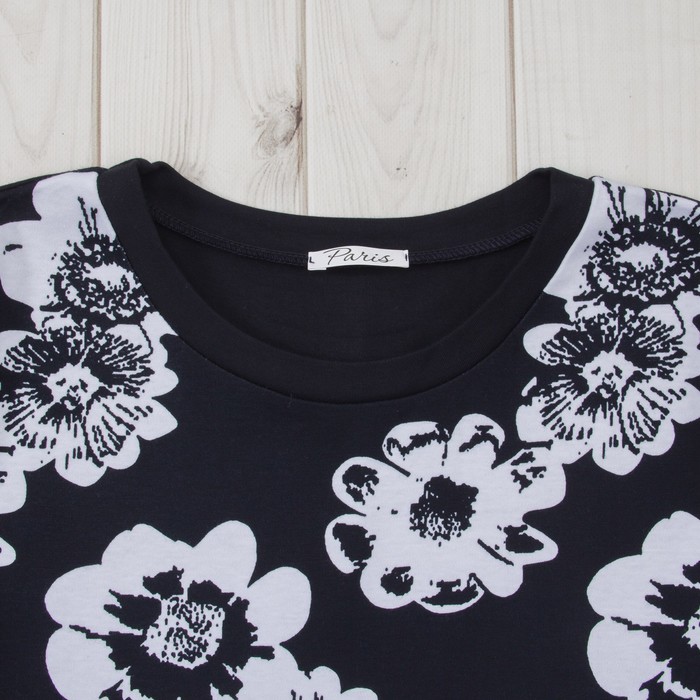 Туника женская М109 цвет тёмно-синий, р-р 50