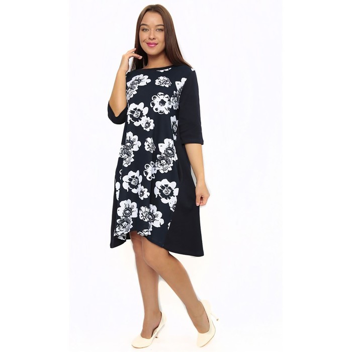 Туника женская М109 цвет тёмно-синий, р-р 54