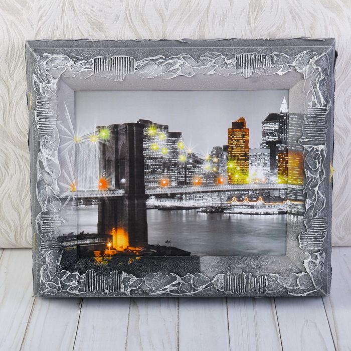 Ключница  "Мост над рекой" 29х34 см