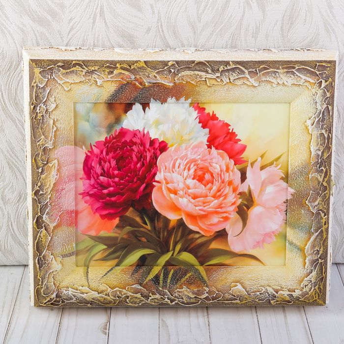 Ключница  "Пионы" 29х34 см