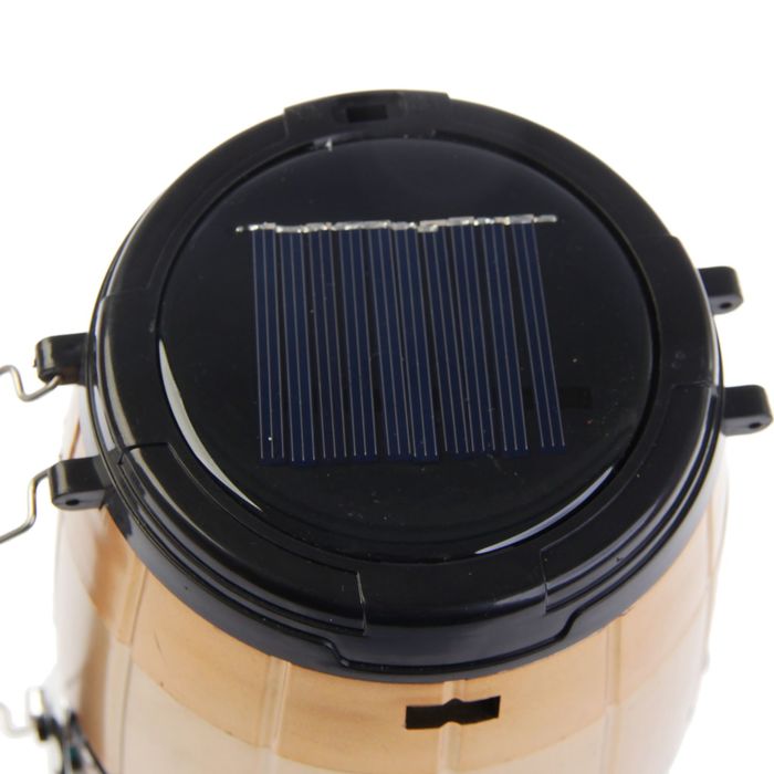 Фонарик 220 В, 2 режима, солнечная батарея, микс, 16.5х10 см