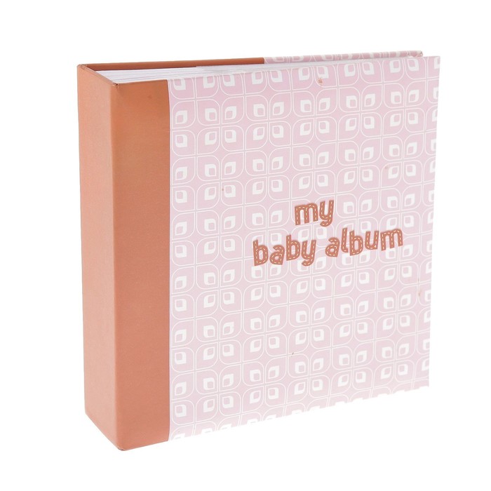 Фотоальбом на 100 фото 13х18 см "Мой малыш" кожзам, бум.листы 19,5х19,5х5 см